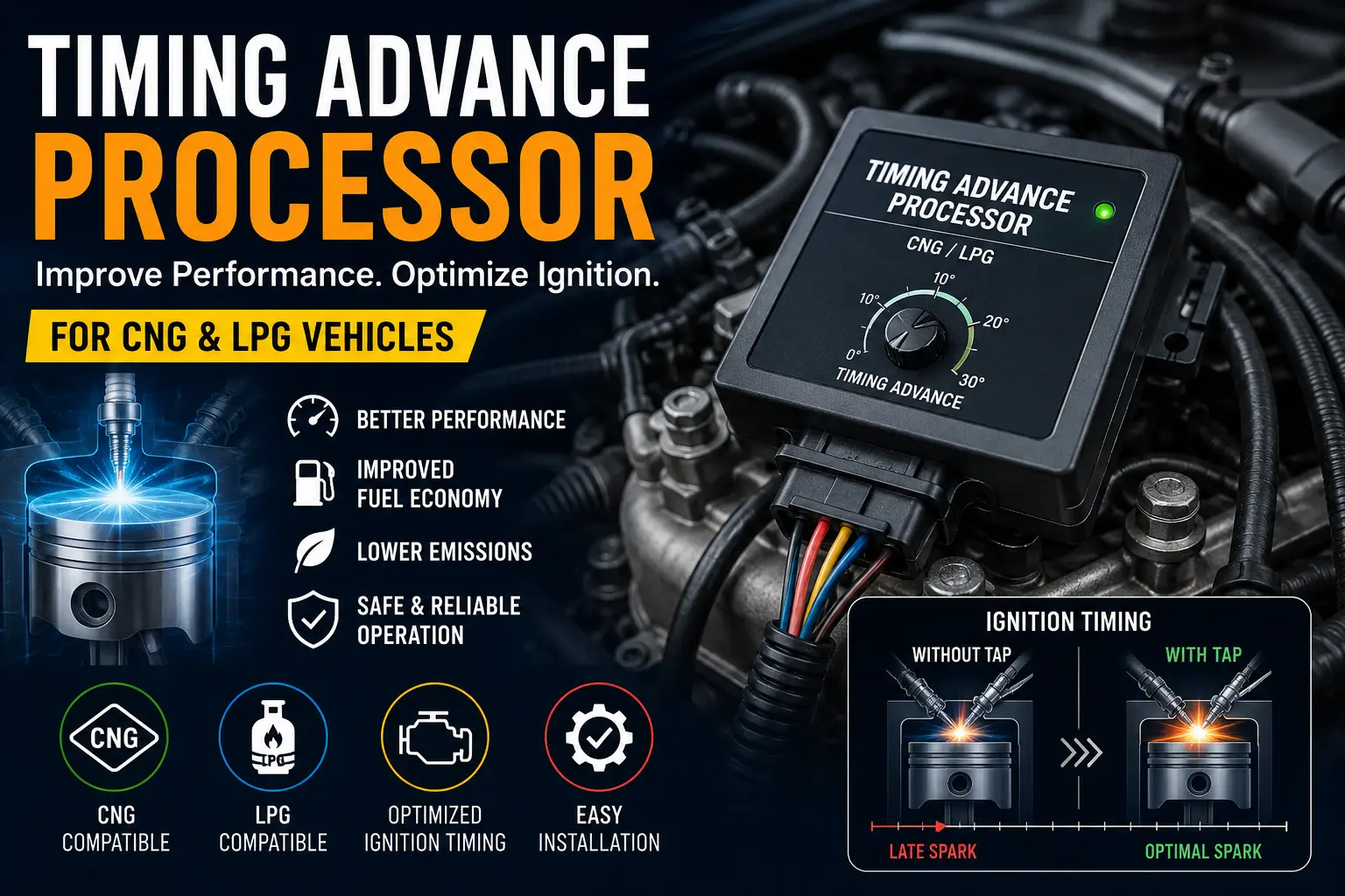 Timing advance processor
