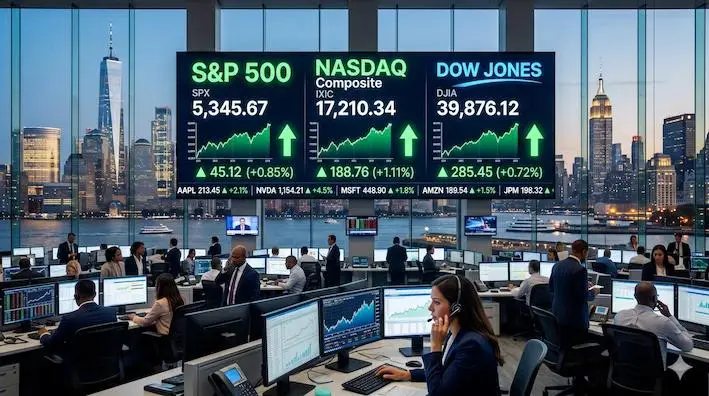 FintechZoom.com US markets today