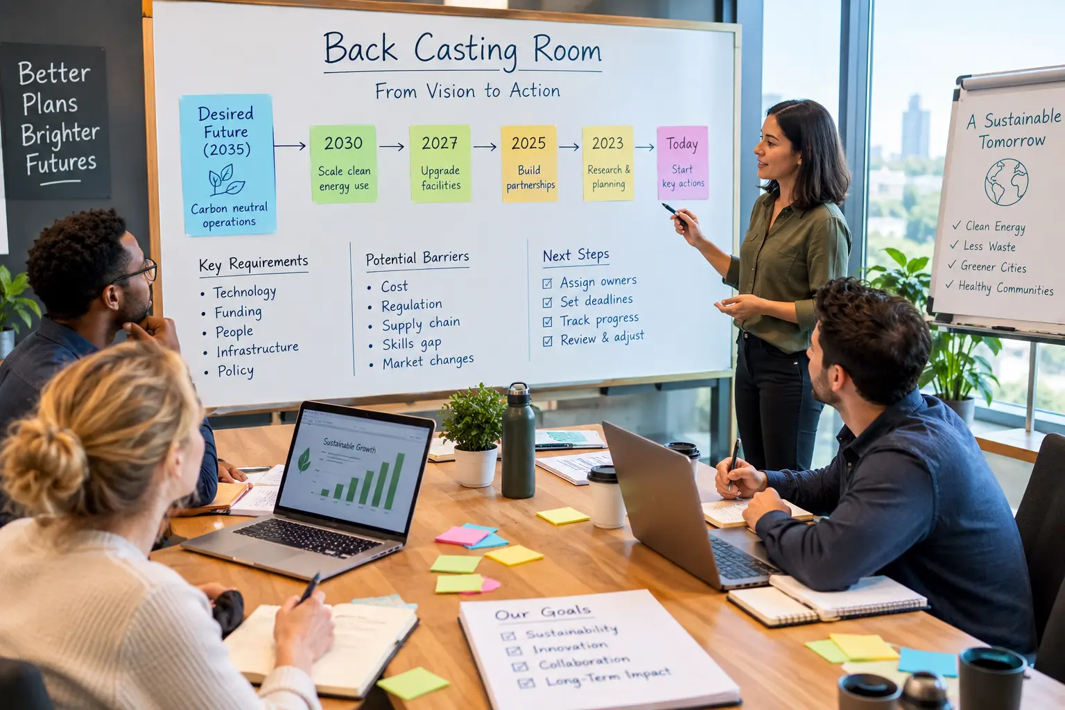 Back casting room